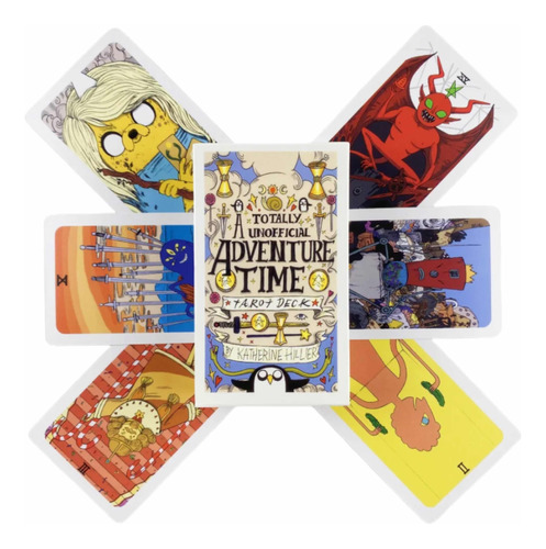 Tarot Hora De Aventura Finn Adventure Time Caricatura Cartas