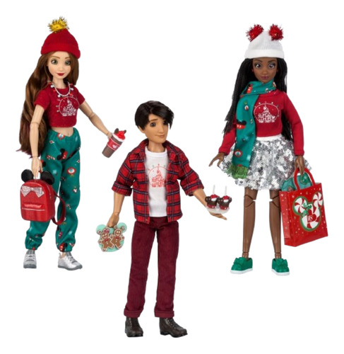 Bonecas Disney Ily 4ever Holiday 3 Pack C Surpresa Inclusa