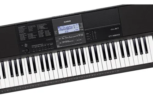 Combo Casio CT-X800 Teclado estuche base adaptador, Music Box