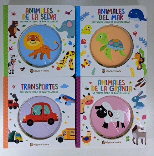 Transportes - Mi Primer Libro De Rompecabezas Libro Infantil