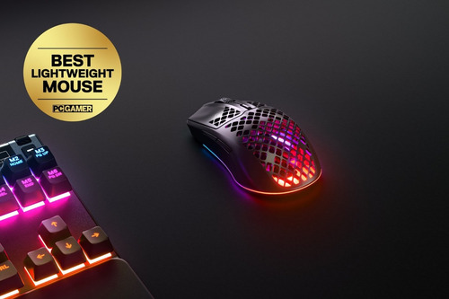 Mouse Pc Steelseries Aerox 3 Inalambrico Color Onyx