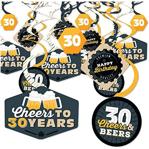 Un Montón De Saludos Y Cervezas Para Cumplir 30 Años - Decor