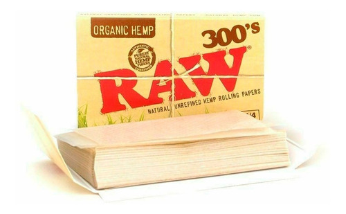 Bloco de papel Silks Raw Assembly Organic 300s 1 1/4 - Up