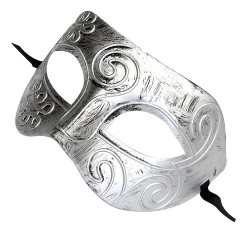 Navidad Mascarilla Plateada Con Máscara De Luchador Romano
