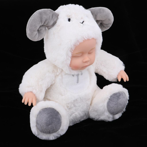 25cm Cute Soft Stuffed Reborn Constellation Doll White