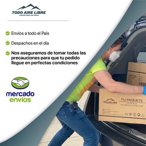 Imagen 9 de 9 de Bolsa Hidratacion Noaf 2lt Boca Ancha P/mochilas Chalecos In
