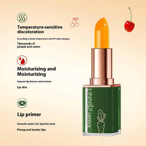 Lápiz Labial, Base Hidratante Que Cambia De Color Cálido