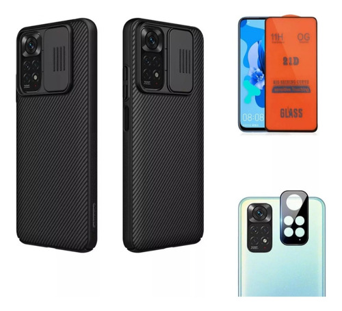 Case Funda Nillkin Para Xiaomi Redmi Note 11 + Micas