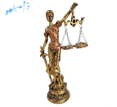 Estatueta Themis Deusa Da Justiça Escritório Advocacia 