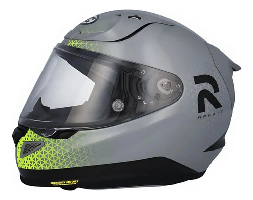 Capacete Hjc Rpha 12 Enoth Cinza Verde