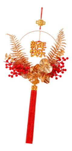 Corona De Año Nuevo Chino, Corona De Frutos Rojos, Corona
