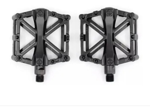 Imagen 2 de 3 de Pedales Aluminio Par Plataforma Bicicleta Antideslizante Mtb
