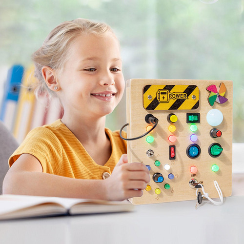 Interruptor De Luzes, Placa Ocupada, Brinquedo Montessori,