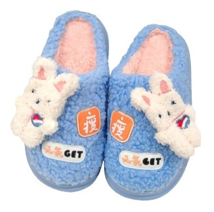 Pantufla Kawaii Comodas Felpa Hombre Mujer Suela Gruesa