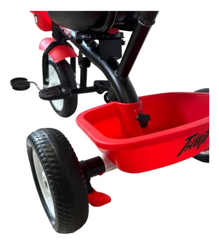 Triciclo Spiderman Asiento Giratorio Y Manija Direccional