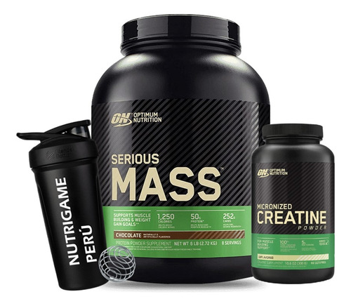 Pack Serious Mass 6lb + Creatina On 300gr Tienda Fisica