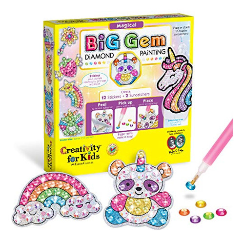 Creativity For Kids Big Gem Diamond Kit De Pintura  Crea Tu