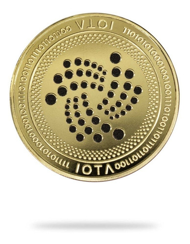 Souvenir Moneda Iota Física  Coleccionable Con Cápsula