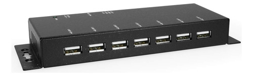 Hub De Metal 7 Puertos Usb 2.0 Para Pc-mac
