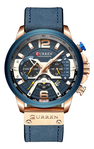 Curren 8329 Reloj De Cuarzo Para Hombre De Negocios Simple D