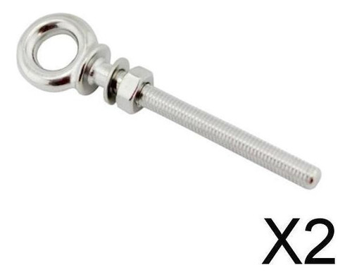 Perno De Argolla De Acero Inoxidable De 2xm6 X 60 Mm Con