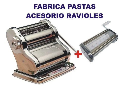 Imagen 1 de 7 de Maquina Fabrica Pastas Pastanova Premiun + Acces. Raviolero