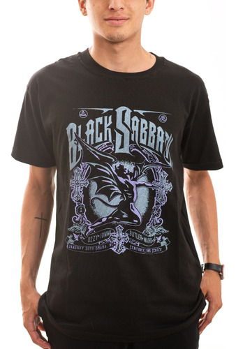 Remera Black Sabbath Angel Nueva Laser Rock