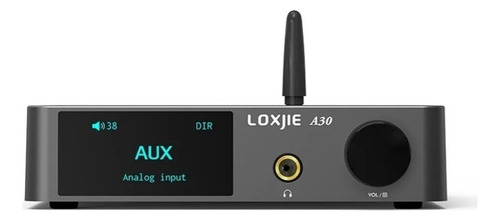 Loxjie A30 - Dac E Amplificador 2.1 Canais 80w Com Bt 5.0 Cor Cinza-escuro