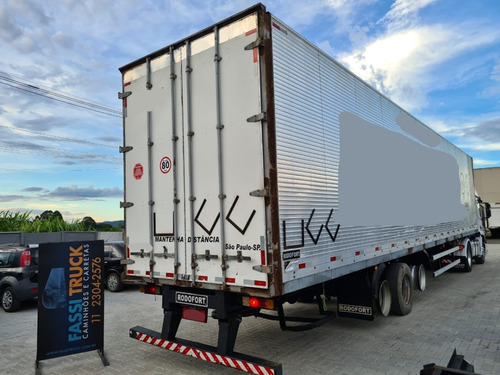 Carreta Bau Furgao 28 Pallets Ano 2015 Rodofort Sem Pneus