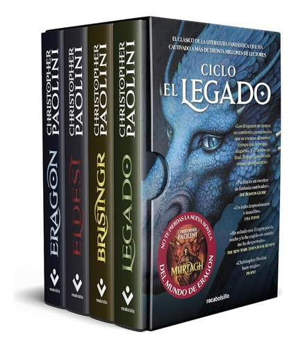 Pack (4) Libros Eragon Eldest Brisingr Legado Por Paolini