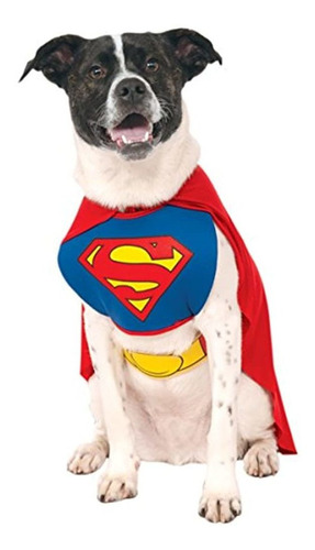 Dc Comics Superman Capa Con Traje De Mascota Pieza De Pecho