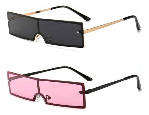 Wiipu Gafas De Sol Rectangulares Pequeñas De Moda Para Mujer