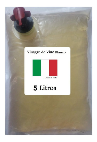 Vinagre De Vino Blanco 5 Litros