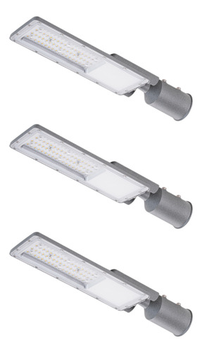 Packx3 Luminaria Alumbrado Publico 100w Ip65 Sec