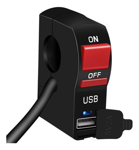 Switch De Moto Apagador Interruptor De Encendido De Luz Usb