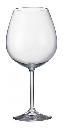 Imagen 2 de 7 de Copa Copon Vino Cristal Bohemia Colibrí 650ml Set X 12