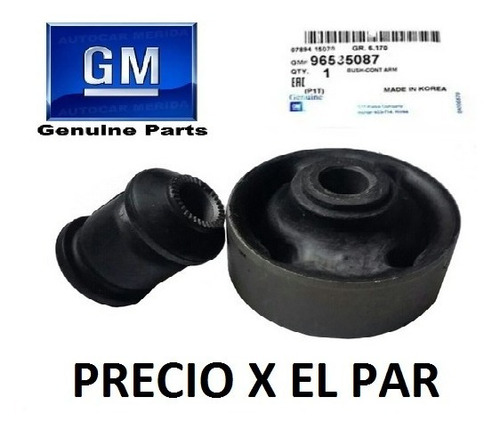 Kit De Bujes Mesetas De Aveo Gm Original 1 Grandes 1 Pequeño