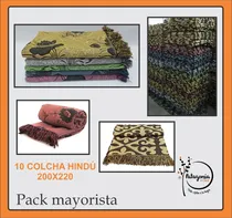 Comprar Pack Mayorista 10 Colchas Hindu \u002F Cubresillon 2.00 X 2.20 