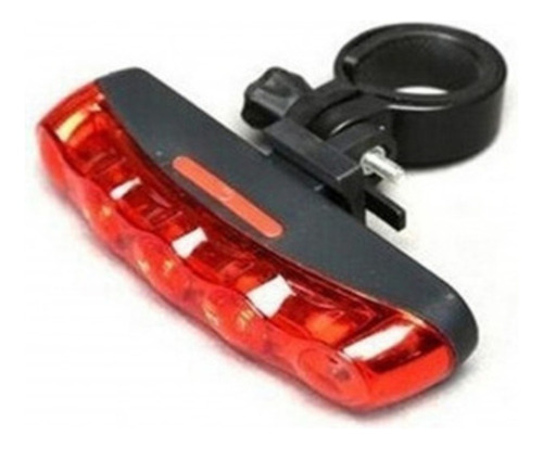 Luz Bici 5 Led Trasera Roja - Bondio