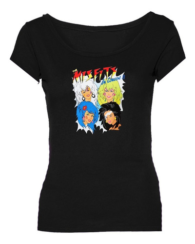 Remeras Jem And The Holograms Misfits Negra *mr Korneforos*