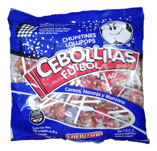 Chupetines Lheritier Cebollitas X 40u - Dulsisa