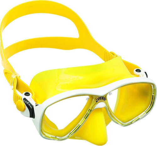 Visor Cressi Marea Buceo Pesca Apnea  Amarillo / Bco