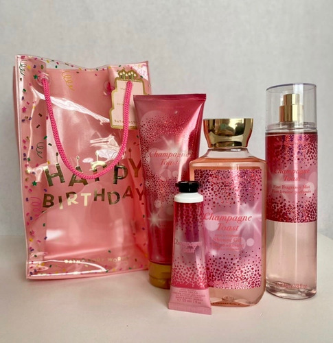 Set De Regalo. Bath&body Works. Champagne Toast. 4 Pz