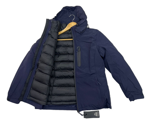 Campera 2 En 1 Mujer Rompeviento Inflable Hhp Importada