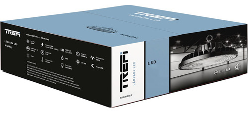 Led Colgante Galponera 150w Trefi 6000k Ufo High Bay