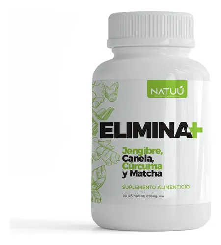 comprar Jengibre, Canela, Curcuma, Matcha, Natuu, Elimina +, 90 Caps
