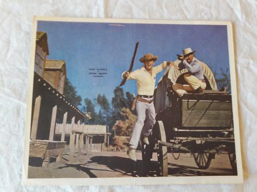 Poster Revista Canal Tv - John Russell Peter Brown Lawman