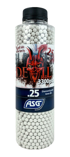 Balines Asg Blaster Devil X 3300 6mm Aire Comprimido 0.25g