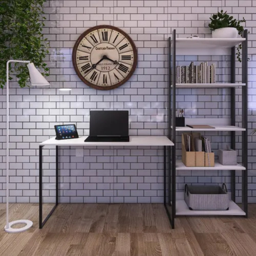 Mesa Industrial 120cm Para Escritório E Computador, Not
