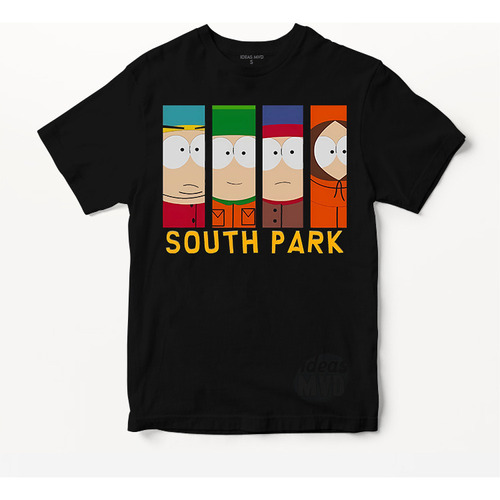 Remera South Park 01 (negra:) Ideas Mvd